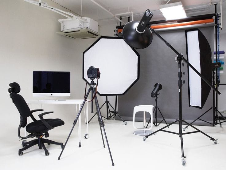 Studio Photography Setup